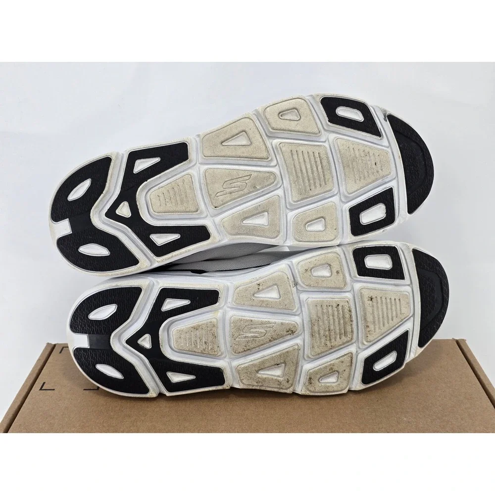 Skechers Max Cushioning Elite Slip-Ins Mens 13 White Black 220313 - Excellent